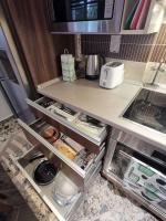 A kitchen or kitchenette at Erika's House.
