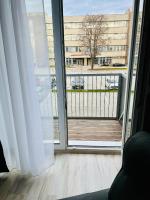 A balcony or terrace at Apartmán Liptov NP9