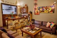 Posezení v ubytování Pousada Teto do Cafundó