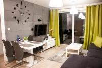 Televízia a/alebo spoločenská miestnosť v ubytovaní Apartament Relax Time SPA - Kołobrzeg