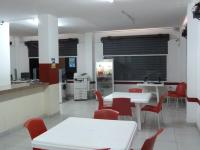 Khu vực ghế ngồi tại Hostería Mar de Cristal