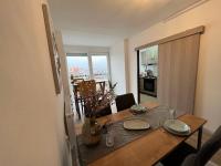 Kuchyň nebo kuchyňský kout v ubytování Wolf Apartment Zagreb