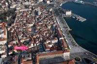 Nespecifikovaný výhled na destinaci Split nebo výhled na město při pohledu z apartmánu