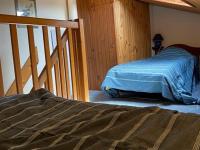 Posteľ alebo postele v izbe v ubytovaní Appartement 2 pièces proche plage à Dolus d'Oléron – 4 couchages, balcon, parking, local vélo - FR-1-246A-151