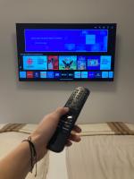 TV a/nebo společenská místnost v ubytování Apartamenty Na Tatarskiej 4A