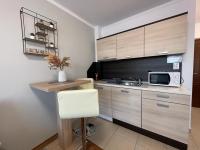 Kuchyň nebo kuchyňský kout v ubytování SUMMER BREEZE 506 Private Studio SUNNY BEACH