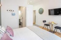 Plan piętra w obiekcie Charming Studio in the heart of Belleville