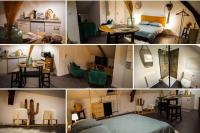 a collage of photos of a bedroom and a living room at Le Nid • Cocoon • Netflix • Proche Centre-Ville in Châteauroux