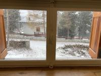 Plán poschodí v ubytovaní Maison dans la forêt de Bolquère, avec jardin.