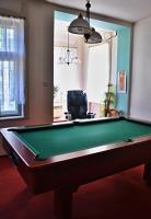 Biliár nebo kulečník v ubytování Pension Habermannova Vila