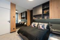 Posteľ alebo postele v izbe v ubytovaní Luxury Copper Apartment II