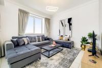 Posezení v ubytování Al Murjan, Marina - Trendy One Bedroom