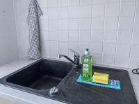 Půdorys ubytování Stilvolle 2 Zimmer Wohnung mit Küche, TV, Waschmaschine