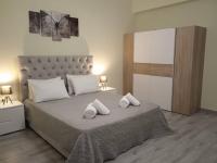 Postel nebo postele na pokoji v ubytování Spiridoula Luxury Villa