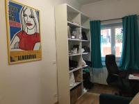 A seating area at confortevole appartamento per 5 persone a Portuense