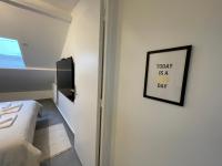 Posteľ alebo postele v izbe v ubytovaní Superbe T3 Duplex proche Paris & Disneyland