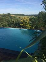 Bazén v ubytovaní Un gîte au cœur du vignoble alebo v jeho blízkosti