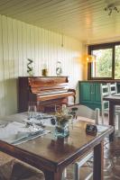 Χώρος καθιστικού στο Hôtel & Restaurant La Ferme Du Pommeau