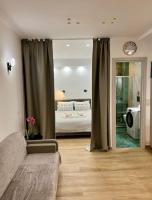 Posteľ alebo postele v izbe v ubytovaní Smart modern apartment B
