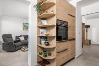 Kuchyňa alebo kuchynka v ubytovaní Apartman Arba