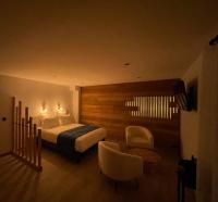 Posteľ alebo postele v izbe v ubytovaní Appart Hôtel Le JAS