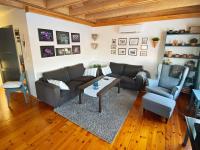 Posezení v ubytování Holiday home byrknesøy