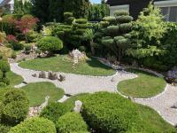 Vonkajšia záhrada v ubytovaní Nyaraló Japánkerttel - Apartment with Japanese Garden