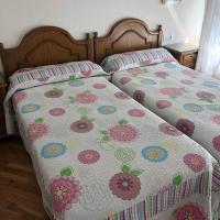 Posteľ alebo postele v izbe v ubytovaní Hostal Hispano