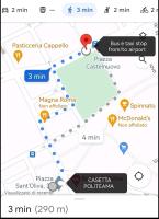 Plán poschodí v ubytovaní La casetta al Politeama