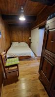 Posteľ alebo postele v izbe v ubytovaní Chalet l'Acinos
