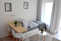 Postel nebo postele na pokoji v ubytování Seifert Residence