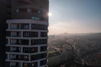 Výhľad na mesto Bratislava alebo výhľad na mesto priamo z apartmánu