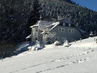Penzion Modrý Pavilon v zimě