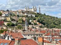 Výhľad na mesto Lyon alebo výhľad na mesto priamo z apartmánu