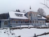 Penzion Modrý Pavilon v zimě