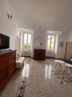 A television and/or entertainment centre at Sea View, in the old town Santo Stefano Al Mare