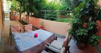 A balcony or terrace at Ilias' cosy and relaxing apartment