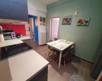 A kitchen or kitchenette at Ilias' cosy and relaxing apartment