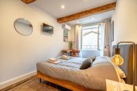 Posteľ alebo postele v izbe v ubytovaní Superbe appartement neuf, climatisé centre village