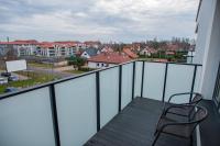Balkon lub taras w obiekcie Nowoczesny apartament Ludova