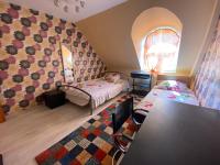 Posteľ alebo postele v izbe v ubytovaní Hermina apartmanház