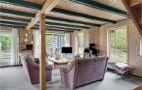TV a/nebo společenská místnost v ubytování Holiday Home Klyden Rømø Iv