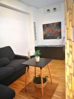 Posezení v ubytování Apartment with private patio