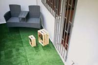 Posezení v ubytování Apartment with private patio