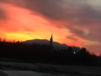 The sunrise or sunset as seen from Az apartmant or nearby