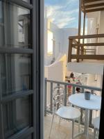 Balkón alebo terasa v ubytovaní Venghera Naousa Apartment in the heart of Naousa