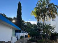 Vonkajšia záhrada v ubytovaní Apartamento en Costa Ballena, Urb. Playa Ballena