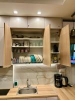 Kuchyňa alebo kuchynka v ubytovaní Smart modern apartment B