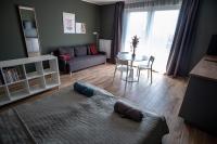 Posteľ alebo postele v izbe v ubytovaní Griff 1. apartman Pécs