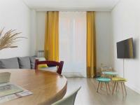 TV a/nebo společenská místnost v ubytování Apartamento Ayla Camino de Santiago